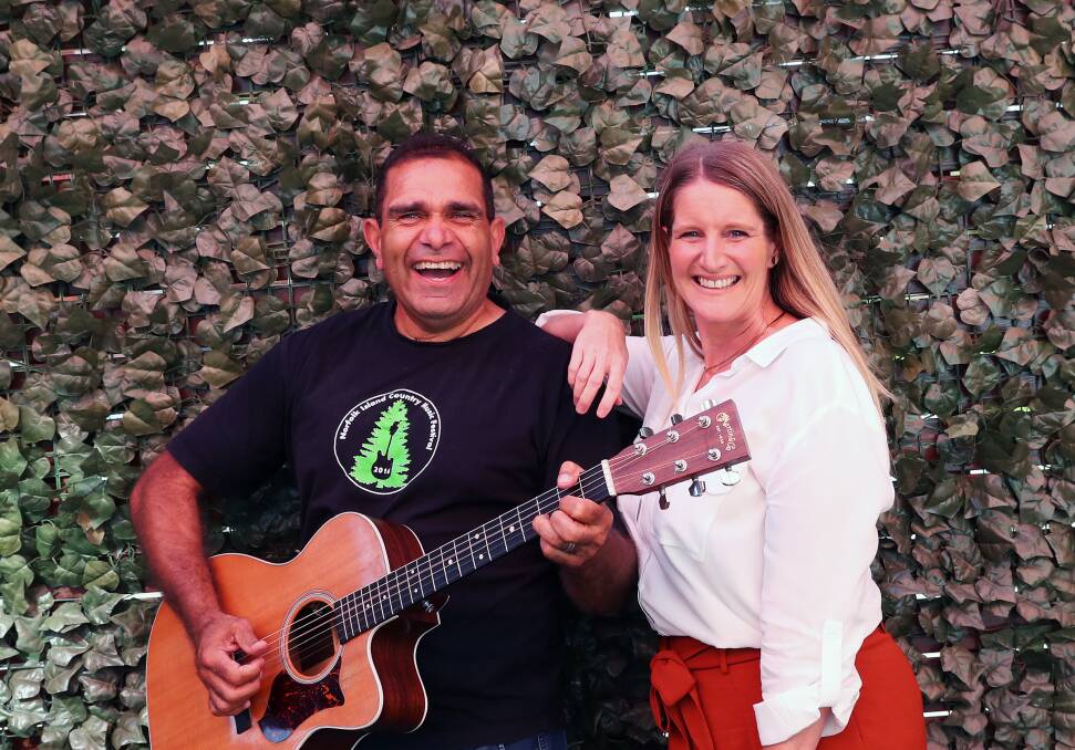 YOUR PUB CHOIR HOSTS: Geoff Simpson and Kylie Daly can't wait for the second get-together at Romano's Hotel and welcome any and all to join. Picture: Emma Hillier 