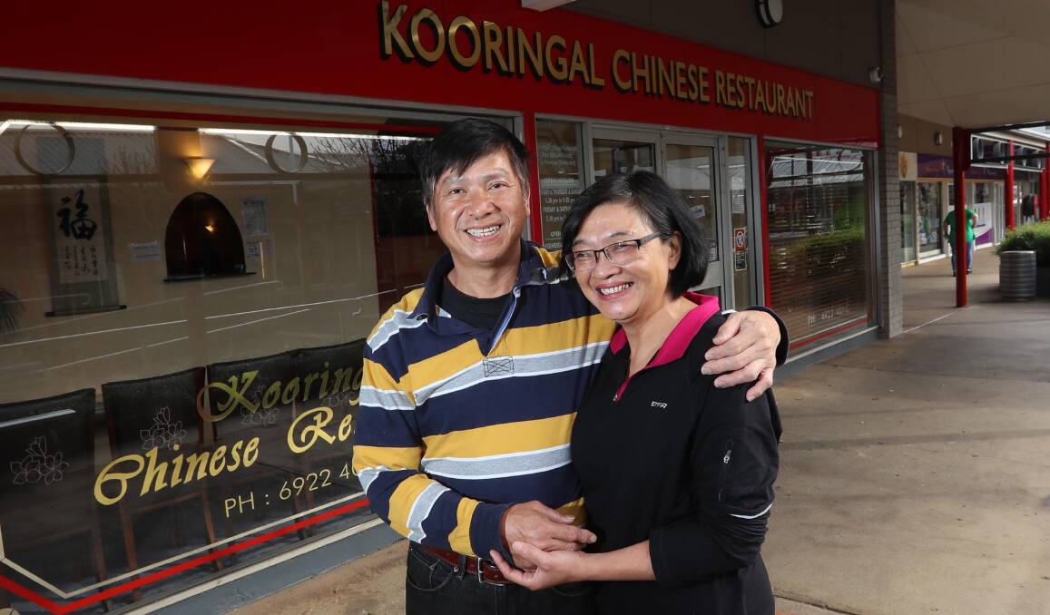 NEW CHAPTER: Alan and Gloria Cheung said they will miss working in their restaurant, but are looking forward to retiring and have faith in their son to take over the restaurant. Picture: Les Smith 