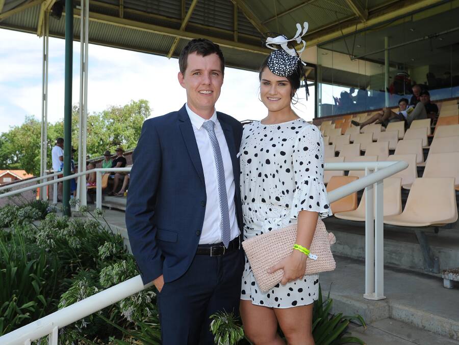 Fashion shines: Charles Talbot and Lily Campbell were named the Faces of the Carnival for 2018 at the Australia Day races earlier this year. 