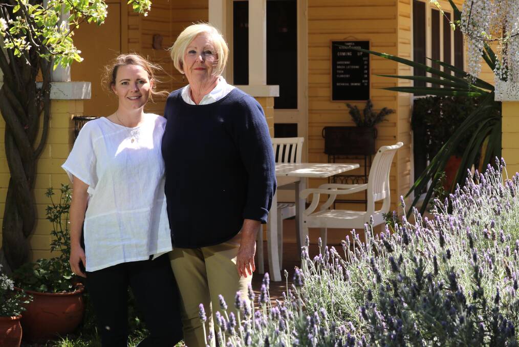 DYNAMIC DUO: Michele and Sophie Moloney decided to start their business to channel their creative side. Picture: Les Smith 