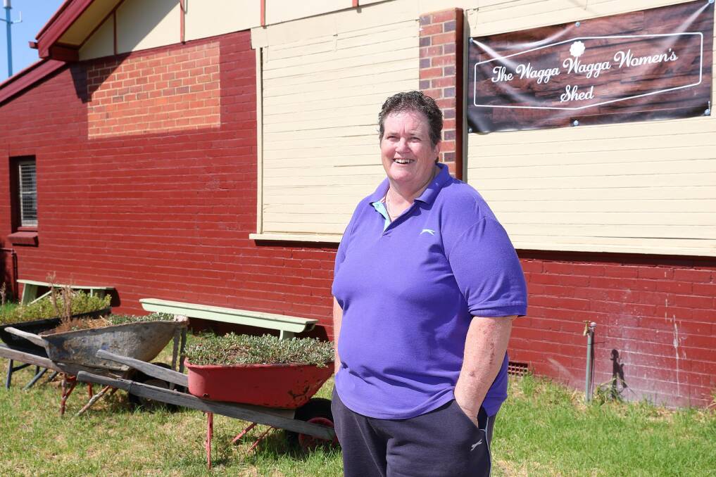 A SECOND HOME: Kerrie Luff founded the Wagga Women's Shed because she knew it would provide a welcoming space. Picture: Emma Hillier