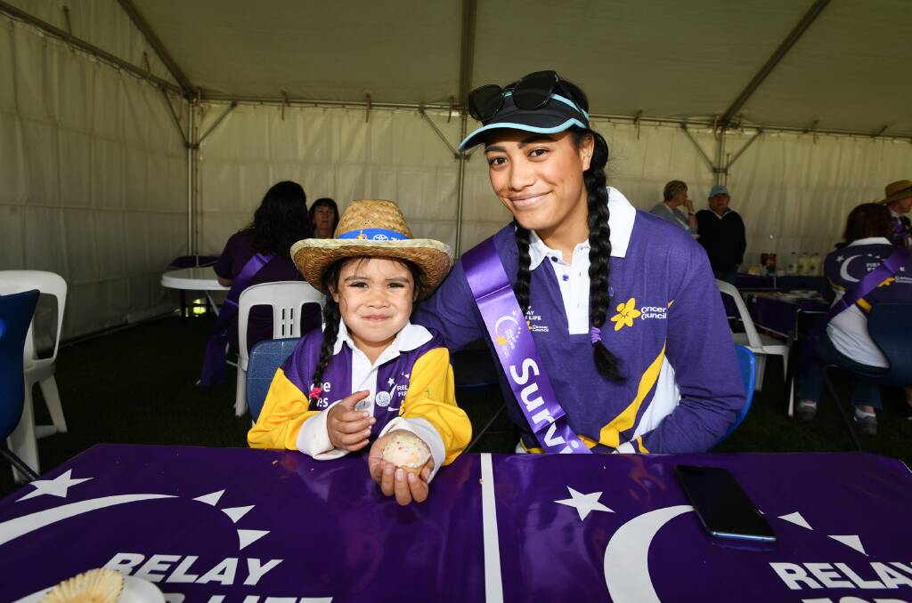 WALKING STRONG: Ashlee Jones with her daughter Sienna-May Jones, 5, at the 2019 Relay for Life. 