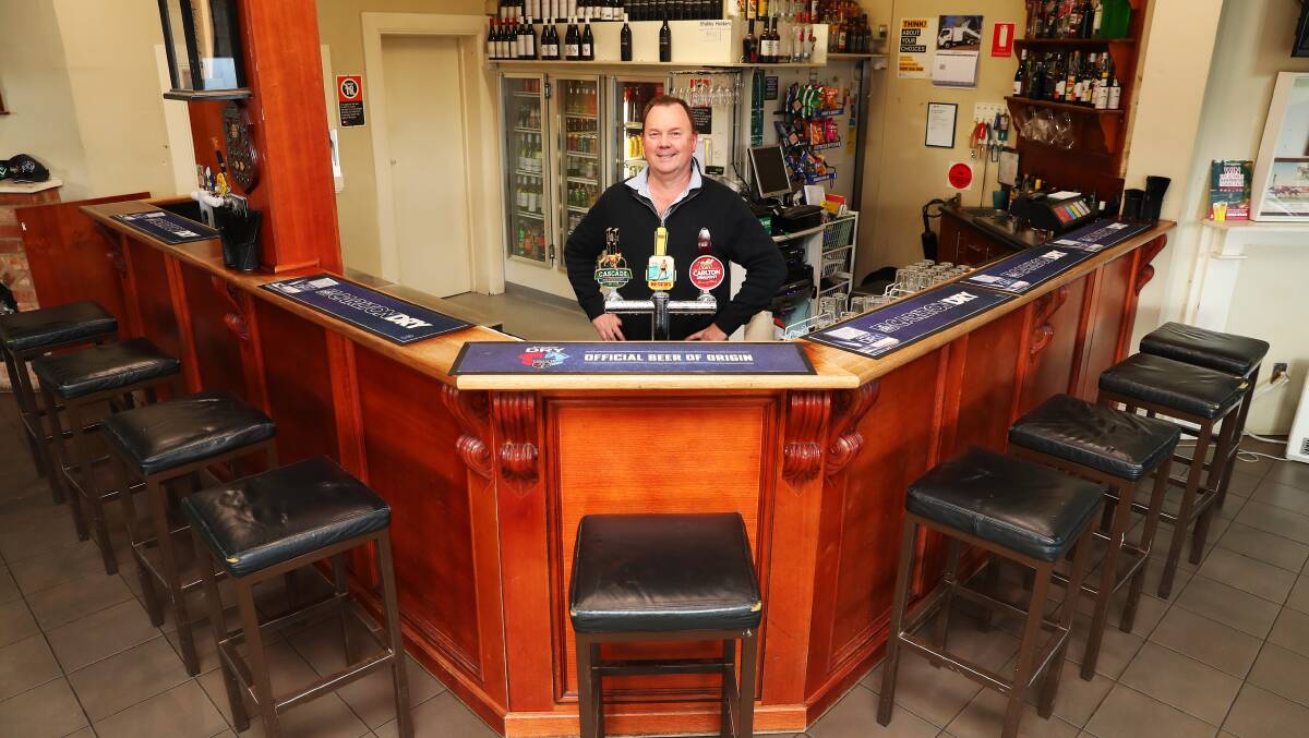 Danny Milne has owned the New Coolamon Hotel for nine years, 
