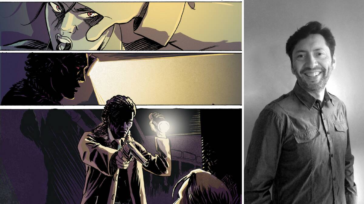 COMIC ILLUSTRATOR: Marcelo Baez is currently working on a comic called Verge. Images: Supplied 