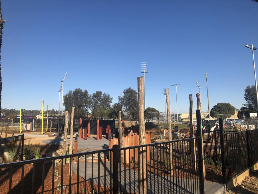 The playground is set to open at the beginning of September this year. 