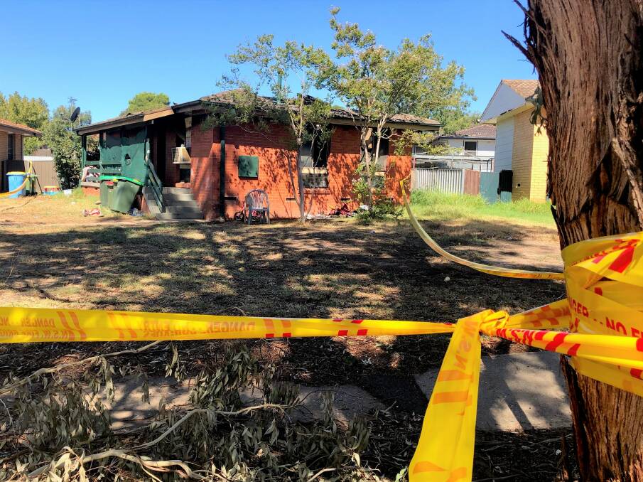DAMAGED: A resident says incidents such as the house fire on Adams Street on February 10 have made her feel unsafe. Picture: Toby Vue