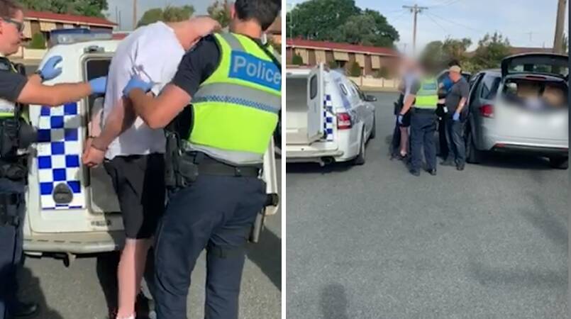  A 32-year-old man was wanted on two outstanding arrest warrants for firearm offences. Images: NSW Police 