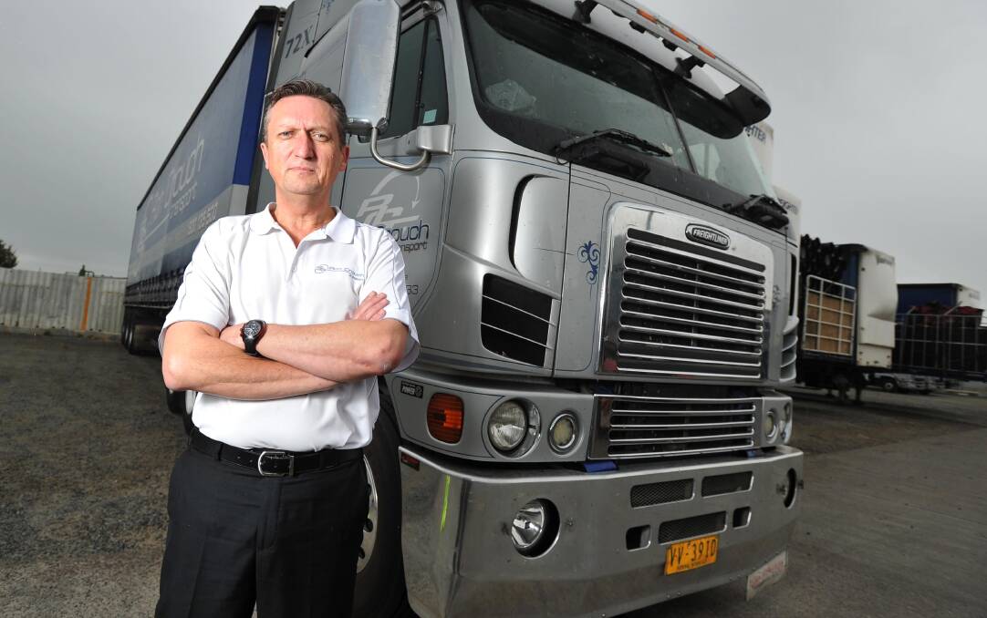 TIME TO UPGRADE: Geoff Crouch says government data predicts the workload for the freight industry will double by 2030. 