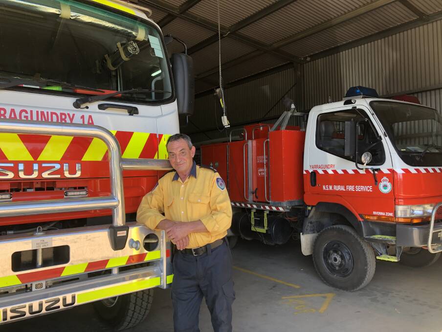 LEADING THE WAY: Phil Richardson has been protecting communities from fires for more than two decades. Picture: Annie Lewis 