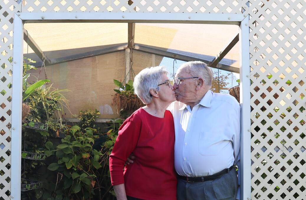 HAPPY ANNIVERSARY: Cynthia, 83, and Noel, 89, Collison moved all over the state whilst married, immersing themselves into each community. 