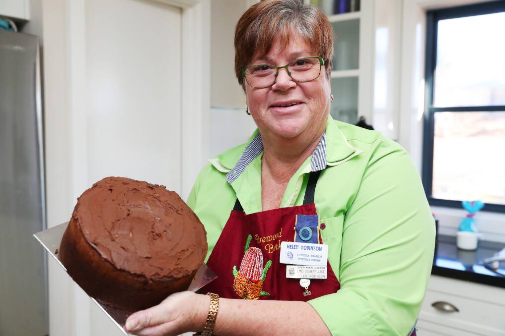 FINISHED PRODUCT: Helen Robinson enjoys baking and cooking. Picture: Emma Hillier 