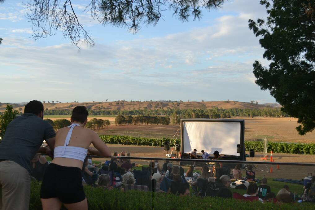 FAVOURITE CLASSIC: Movies by Moonlight and Borambola Wines hosted an outdoor screening of Dirty Dancing. Picture: Naomi Miller