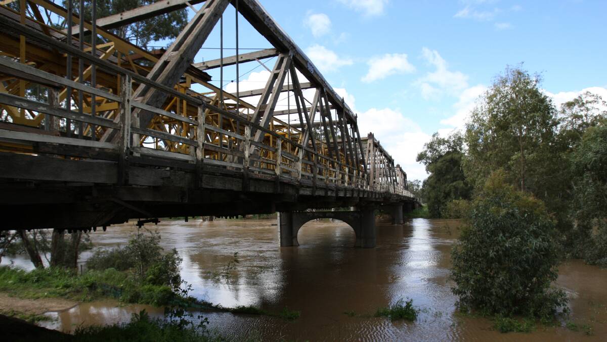 FLASHBACK: Hampden Bridge before it was demolished down in 2014. At the time, Council's director of infrastructure services Heinz Kausche said it was a sad day for Wagga. 