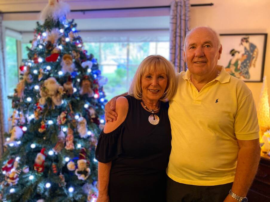 IT"S CHRISTMAS TIME: Anne and Ray Pankhurst go all out when it comes to decorating their home. Picture: Annie Lewis