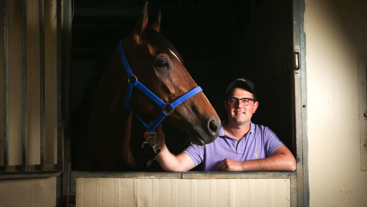 HAPPIER TIMES: Mitch Beer with Nicconi Poni.