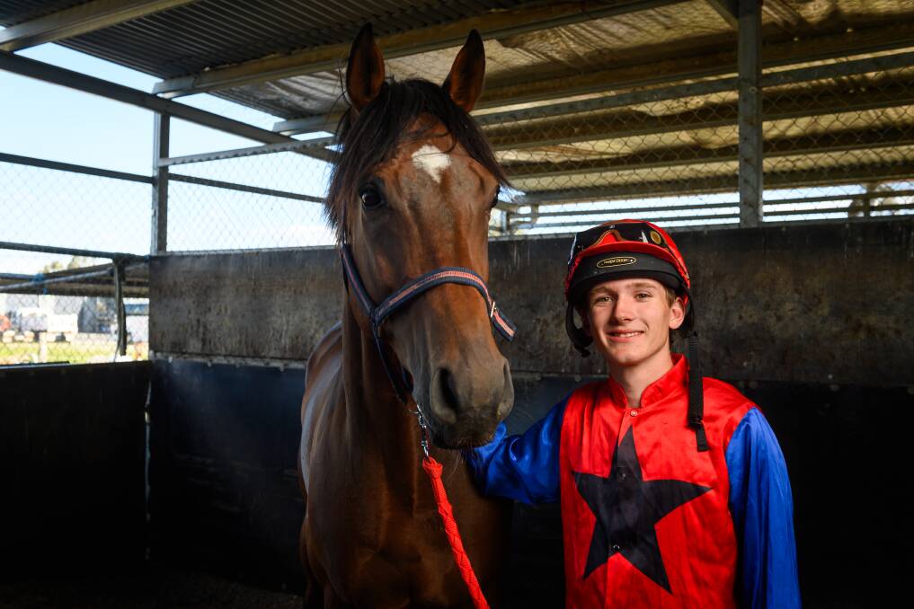 Josh Loy recently completed Year 11 at Albury High School but has quit school to focus on becoming a jockey. Picture by Mark Jesser