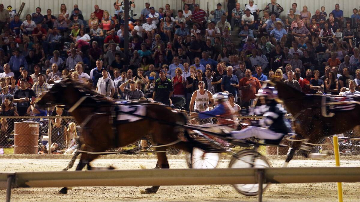 POPULAR: Albury trots is the premier New Year's Eve attraction on the Border with regular crowds of 4000 plus flocking to the Albury Paceway.