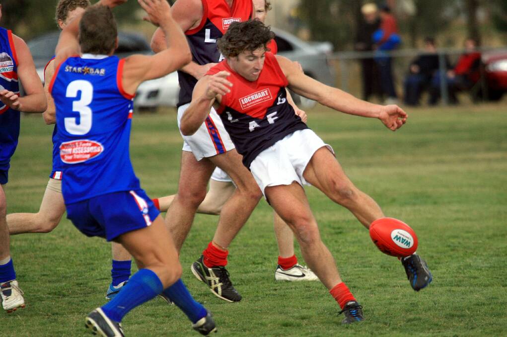 FLASHBACK: Nathan McPherson in action for Lockhart in 2008.