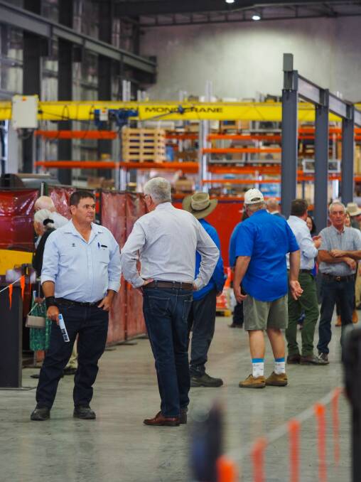 Guests tour the new Kotzur factory in Toowoomba. Picture supplied