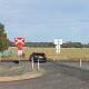 RISKY BEHAVIOUR: One of more than 1000 drivers recorded during a trial not stopping at the rail crossing across Odewahns Road, south of Culcairn. Picture: ACUSENSUS
