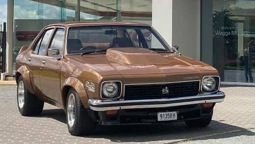 STILL MISSING: This classic 1977 Holden Torana Sedan was stolen from a locked garage at a home on Maiden Avenue in Leeton earlier this year. Photo: Facebook