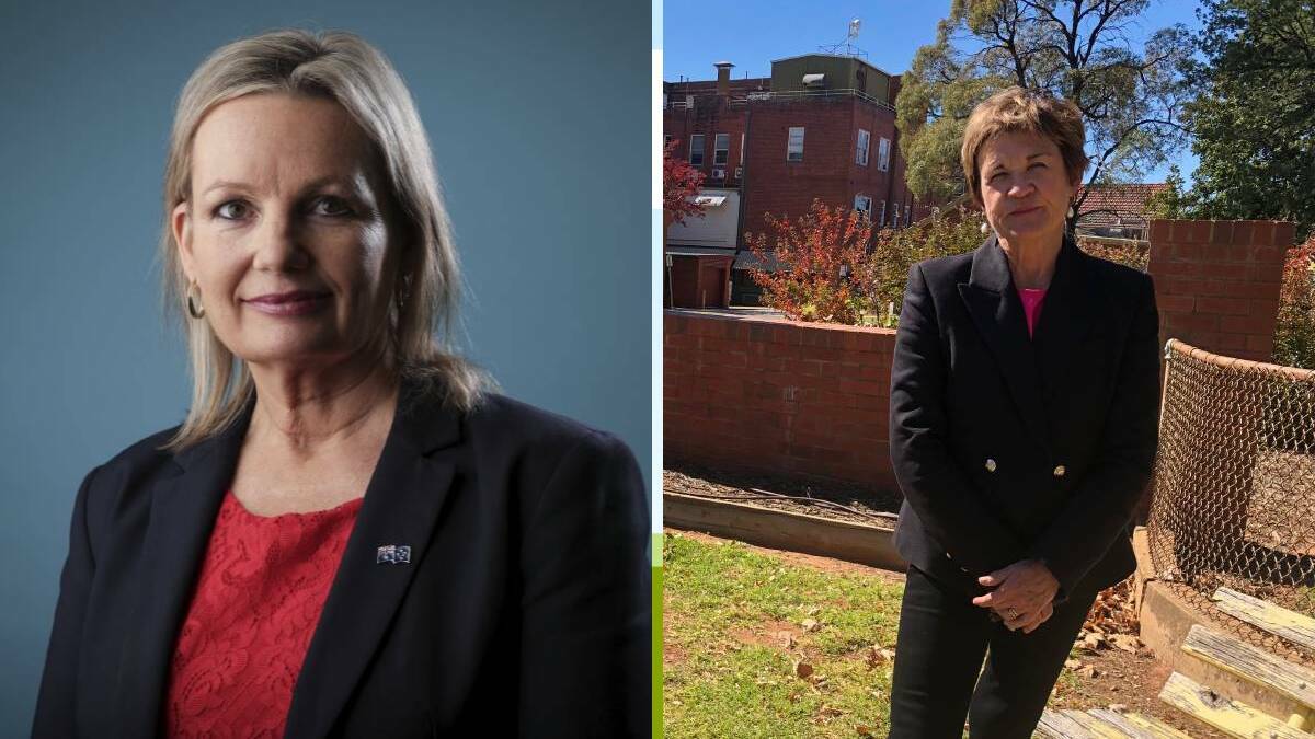 Member for Farrer Sussan Ley (left) and Member for Murray Helen Dalton are united in their stance following the passing of controversial water legislation in federal parliament.
