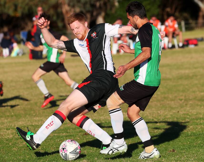 BATTLE TIME: Ethan Murphy and the rest of the Leeton United side are gearing up for a home game challenge against Tumut. Photo: Emma Hillier