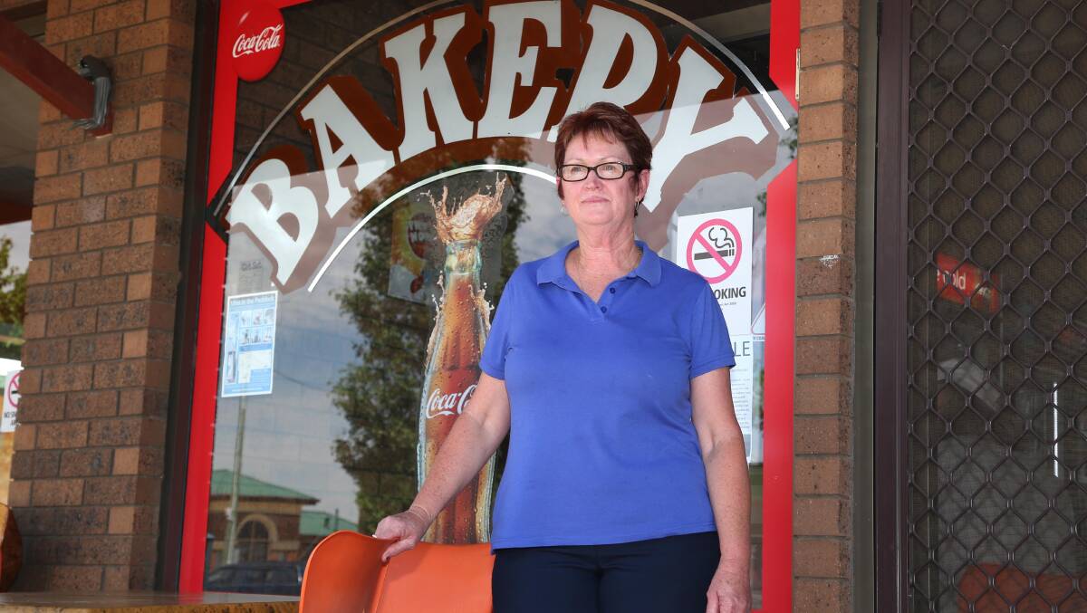 LAST UNCONFIRMED SIGHTING: Hillston bakery owner Donna Francis is adament she saw the Stoccos in her bakery. Picture: Anthony Stipo