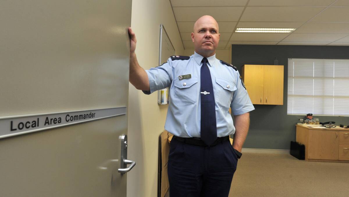 NO MERCY: Wagga police commander, Superintendent Bob Noble, says many one-punch perpetrators carry a 'destructive impulse'.