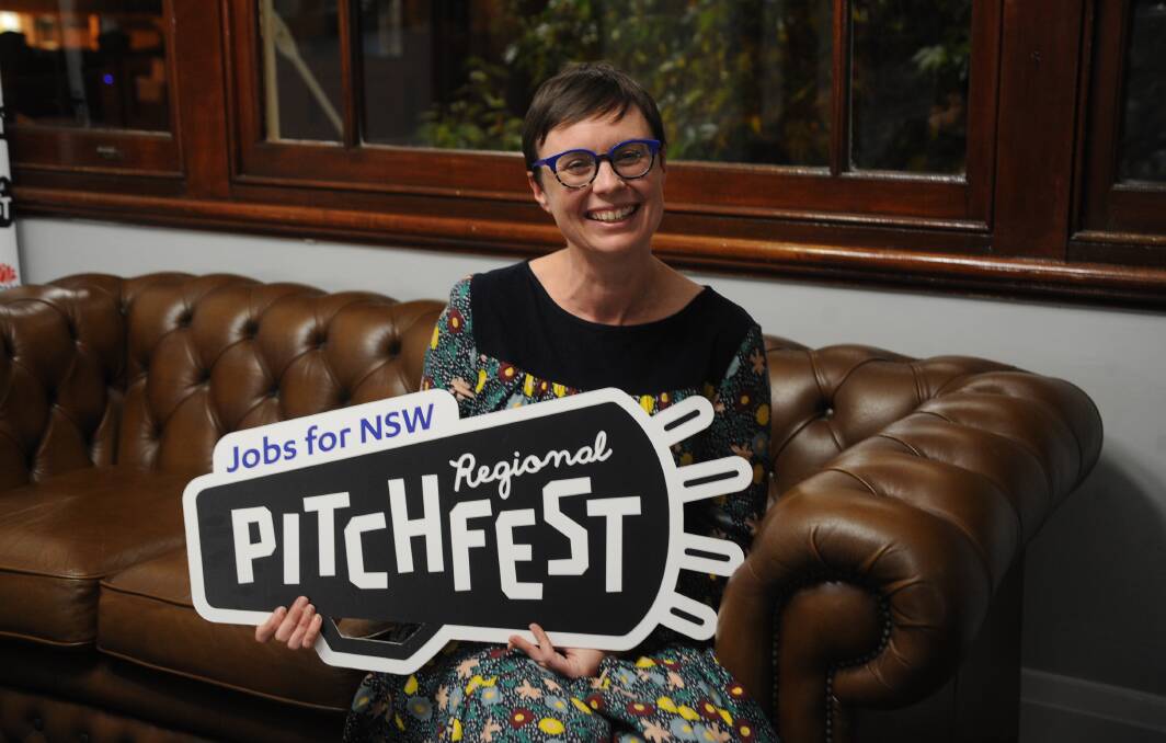 MOVING FORWARD: Former Wagga resident Dimity Brassil has been chosen as the city's representative during the local heat of Regional Pitchfest on Thursday night. Picture: Daina Oliver