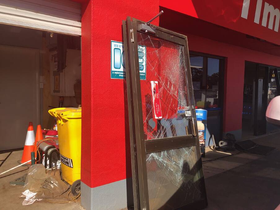Ashmont's Silvalite Fuel Stop ram-raided overnight