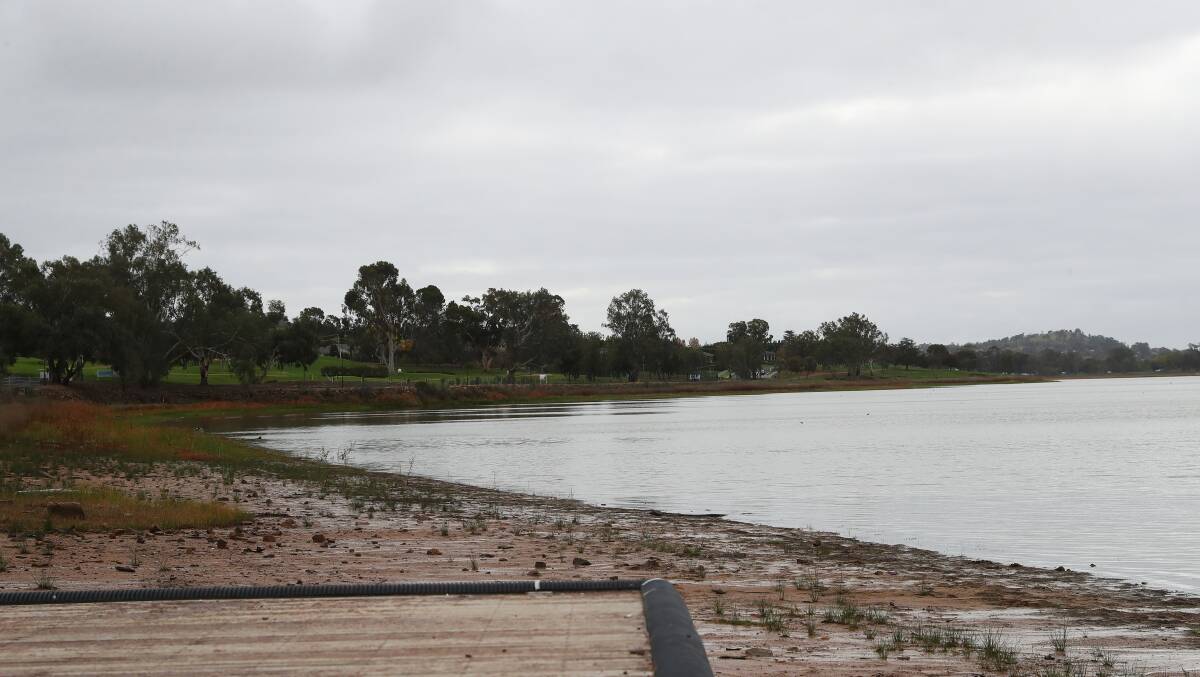 WATER BOOST: Lake Albert, pictured in May, has had low water levels for years, which is a ongoing talking point for residents. Picture: Emma Hillier 