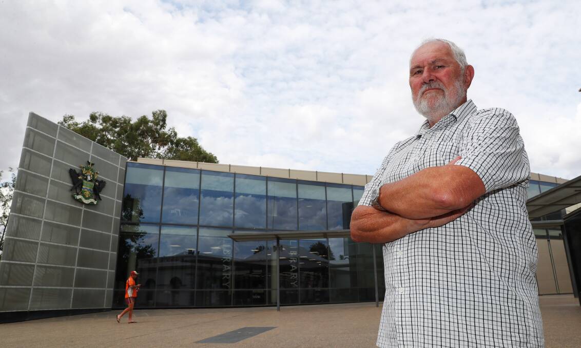 FRUSTRATED: Wagga councillor Rod Kendall is disappointed the report was circulated without allowing proper process to occur. Picture: Emma Hillier 