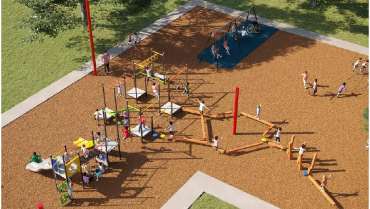 UPGRADE: The winning playground design, which will be installed at Henwood Park on Lake Albert Road. Picture: Wagga City Council 