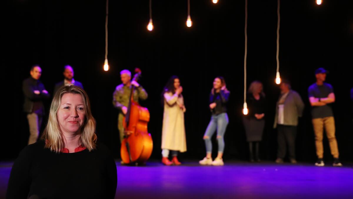 Wagga Civic Theatre manager Carissa Campbell announces the Re-Igniting of its 2020 season. Picture: Emma Hillier