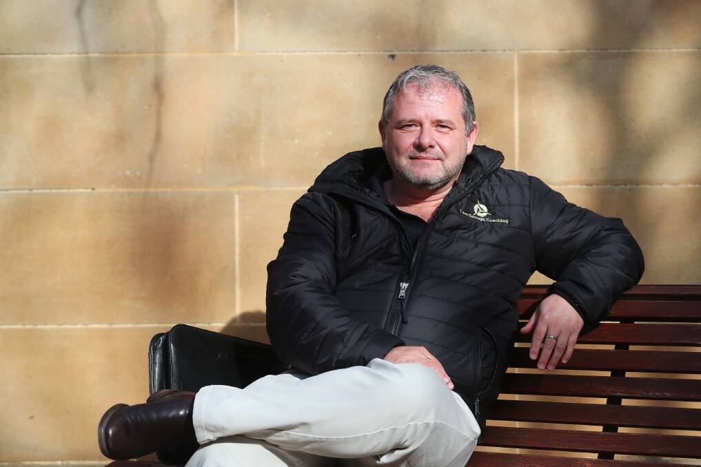 OVERCOMING ADVERSITY: Personal development coach Steve Barker, of Wagga, learned to cope with his diagnosis of cumulative post traumatic stress by understanding his emotions. Picture: Emma Hillier 