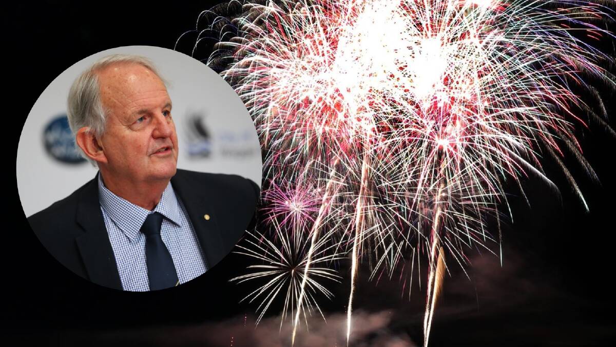 NO BANG: Wagga mayor Greg Conkey says a fireworks display for New Year's Eve is not an option after the council made the decision to cancel the end of year celebration.