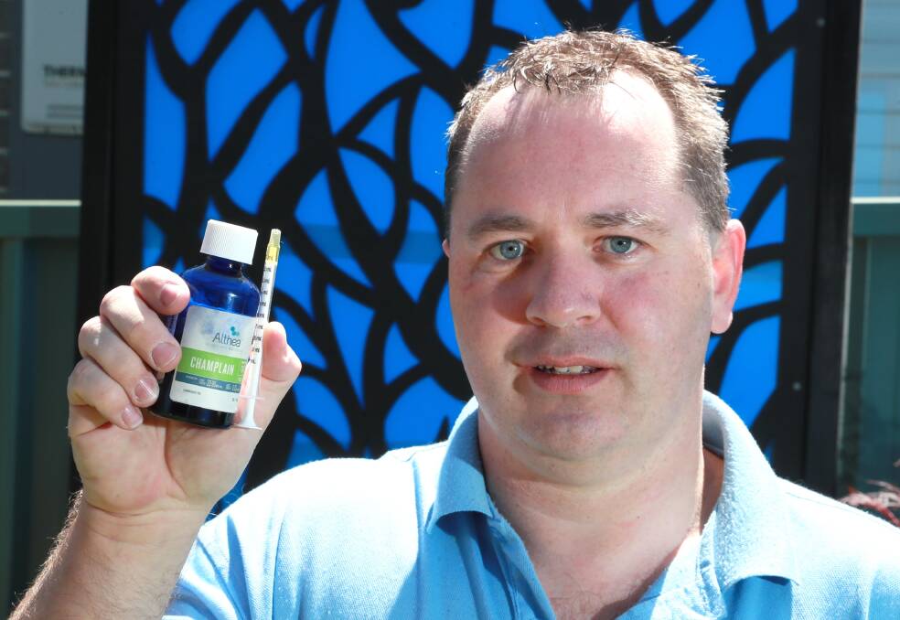 LIFE CHANGING: Wagga veteran Nathan Dean says it is difficult to find a local doctor willing to write a prescription for medicinal cannabis. Picture: Les Smith