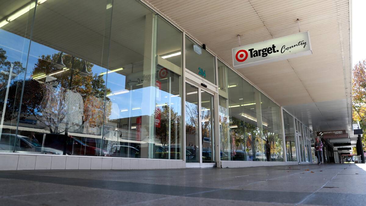 CLOSING DOWN: Wagga's Target Country store on Baylis Street is set to close its doors for good in March. Picture: Les Smith 