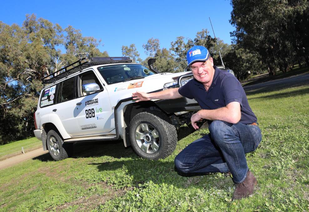 OUTBACK ADVENTURE: Michael O'Reilly is fundraising for prostate cancer. Picture: Les Smith