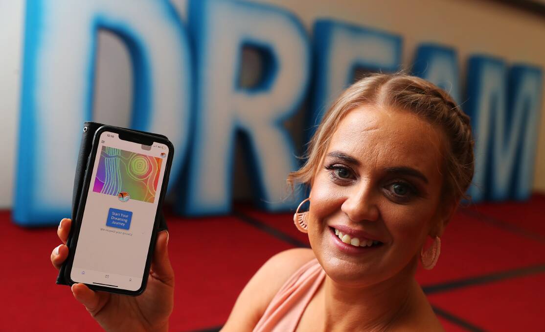 GOING LIVE: Wagga's Leanne Sanders launches her new app Visual Dreaming, which has been years in the making. Picture: Emma Hillier