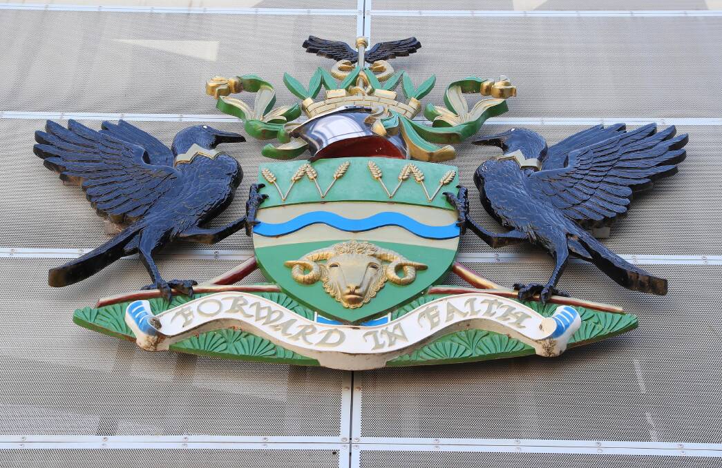 The Wagga council crest displays two crows. The crow has been synonymous with Wagga for decades, but the Wiradjuri community revealed it was a mistake in translation. 