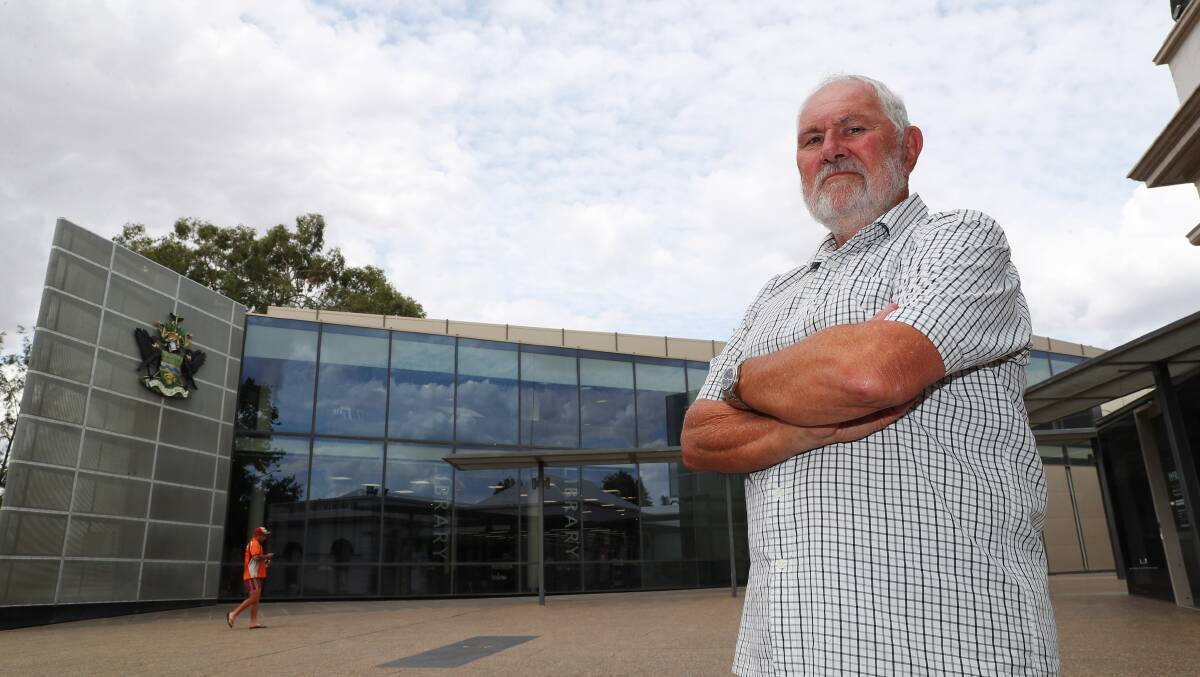 NO BAN: Wagga councillor Rod Kendall says it was a dangerous move to ban certain groups from running for council elections. Picture: Emma Hillier