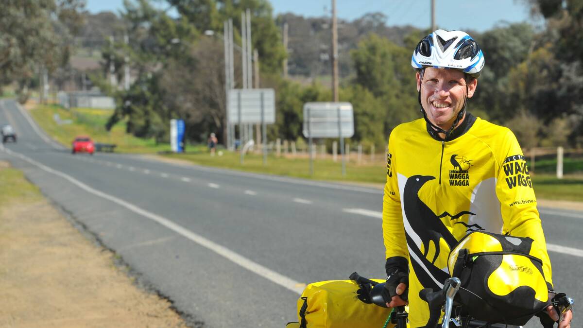 Cyclist Glenn Ross photographed in 2013. He has called for riders and drivers to learn the road rules. 