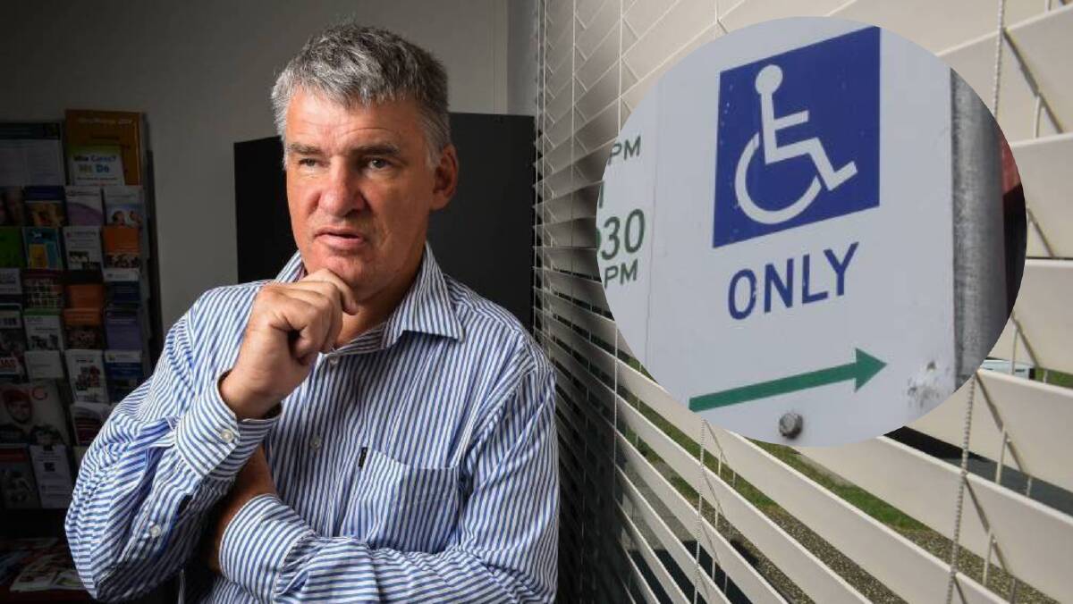Regional Disability Advocacy Services executive officer Martin Butcher explains why illegal use of disabled parks makes life harder for those who need it. 