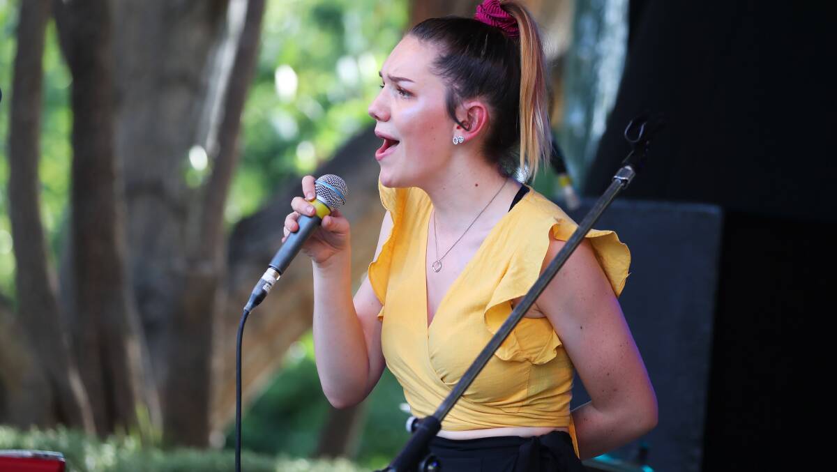 Maddi Popple performing at the New Year's Eve celebrations in 2019. The council will put on a scaled-down version for this year. Picture: Emma Hillier