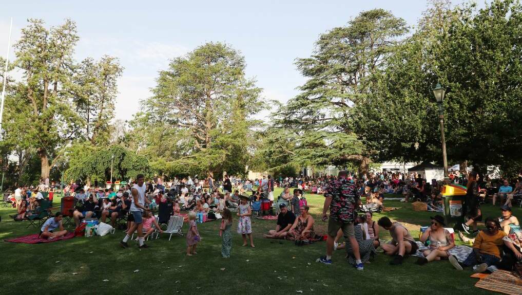 LOOKING BACK: Crowds gather in the Victory Memorial Gardens in 2019 to celebrate the end of one year and the beginning of another.