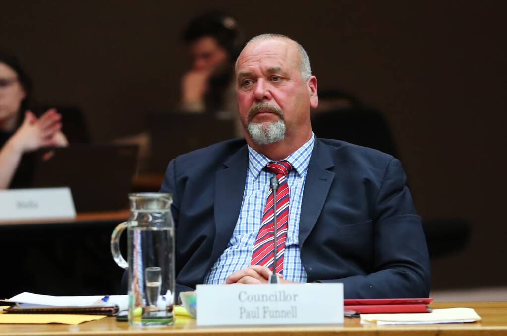 Wagga councillor Paul Funnell has been censured for breaching council's code of conduct. Picture: Emma Hillier 