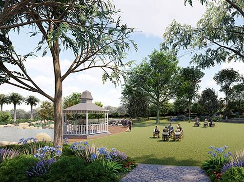 FIRST GLIMPSE: Detailed designs showing how Wagga City Councils Entwine project will transform the botanic gardens and Museum of the Riverina. Picture: WWCC 