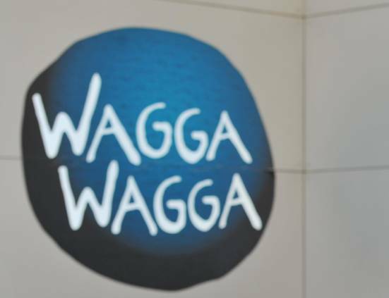 UP FOR REVIEW: The 'Wagga blob' logo has become the most recognisable feature of the city's rebranding exercise, which the council adopted eight years ago. 